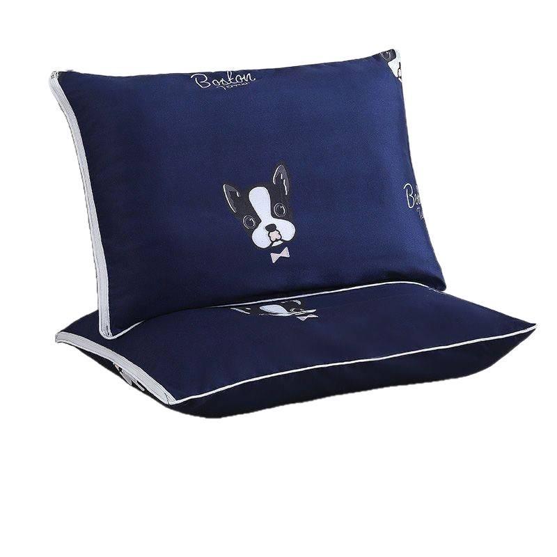 Single Pillow Set: Includes Removable & Washable Pillowcase, Perfect for Student & Adult Neck Support