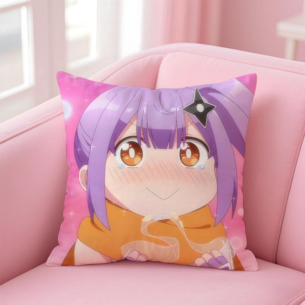 Ninja To Koroshiya No FutariGurashi Cushion Cover Comfortable Reversible Pillow Cover Ideal For Car Sofa Bedroom & Beyond