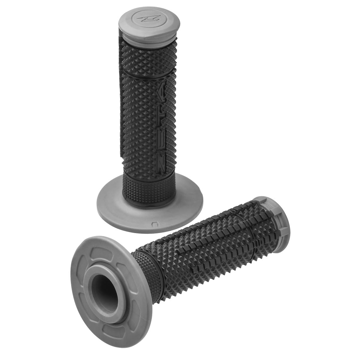 

ZETA Racing D4916 Edge Grip, Gray/Black, Closed End Handle Diameter 0.9 inches (22.2 mm), Medium