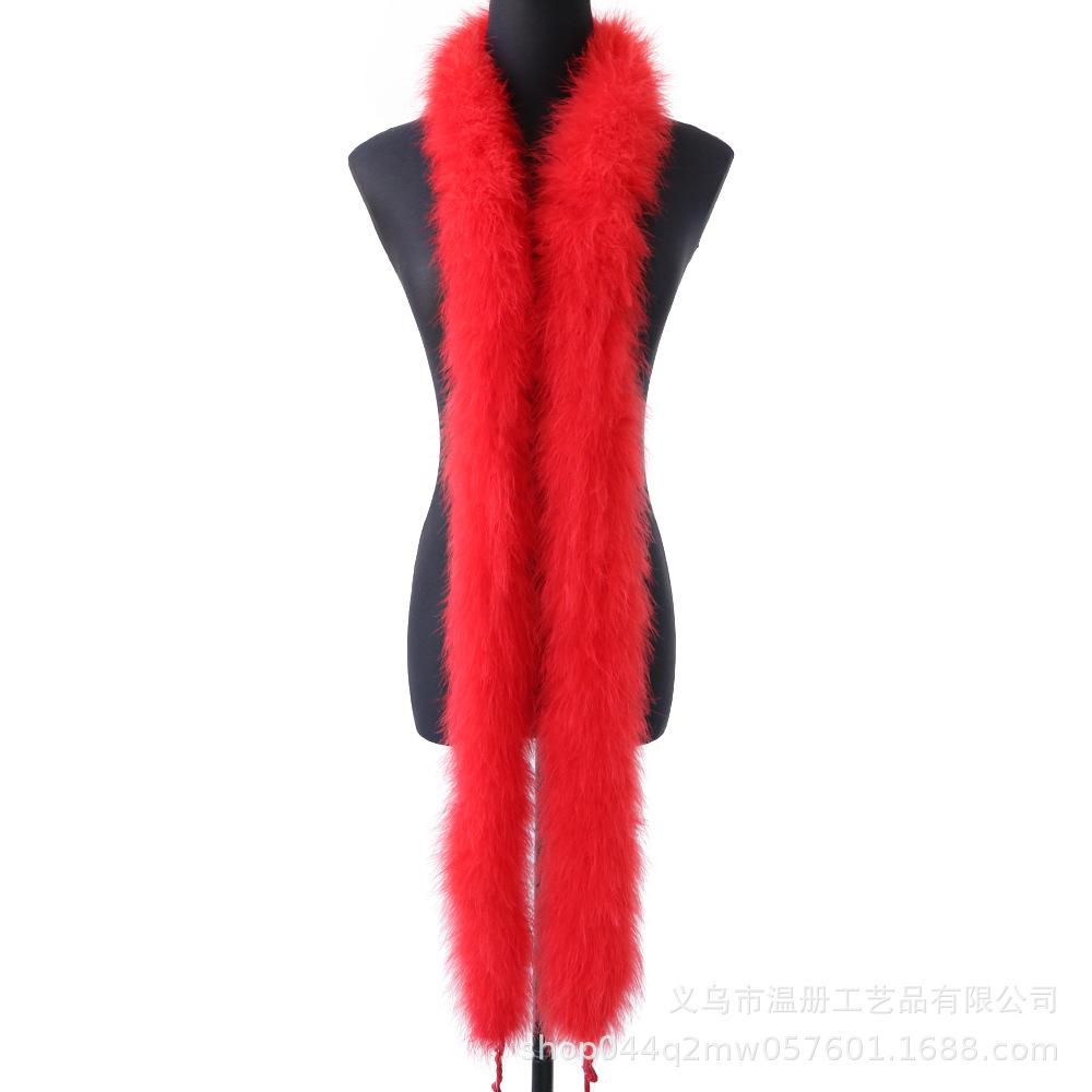 New Turkey Fur 50G Full Fleece Strips Fleece Thickened Scarf Stage Performance Materials Fleece Strips Accessories