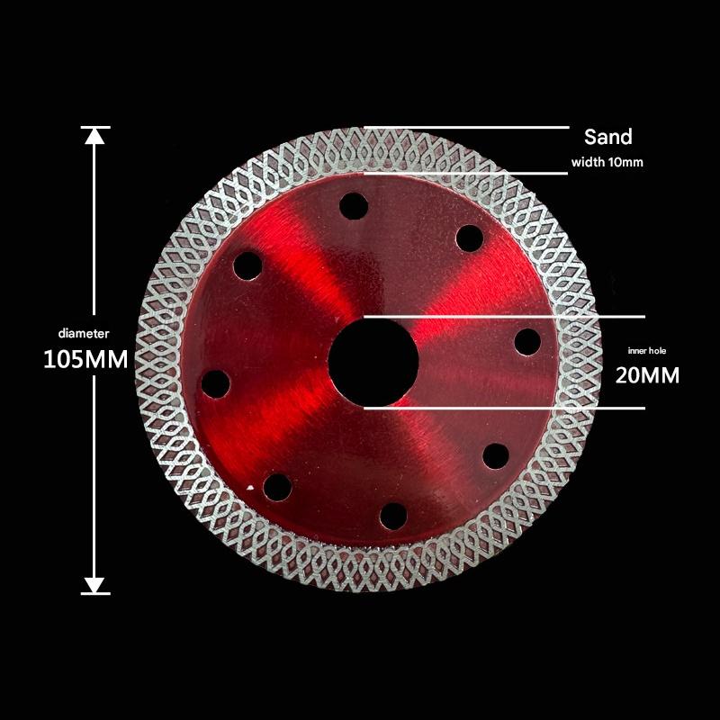 Cutting Blades for Angle Grinder Diamond Saw Blade 105mm Turbo Diamond Saw Blade Disc Porcelain Tile Ceramic Granite Marble
