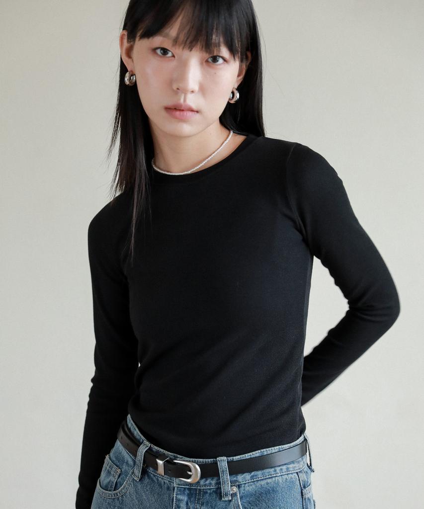 LOSSYROW Lossy Layered Long-Sleeved T-Shirt_Black