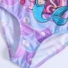 Exclusive Mermaid Print Halter Swimsuit for Baby Girls