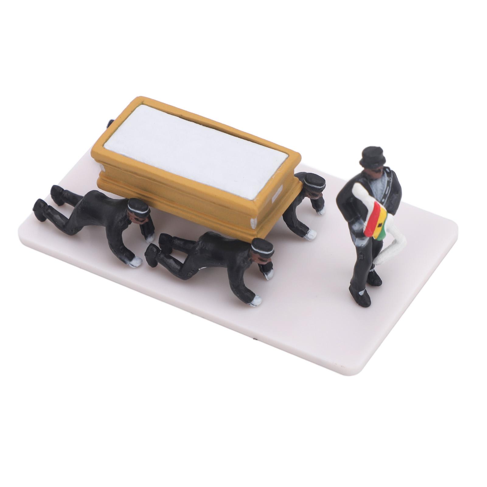 

14 шт. Модель фигурки для танца с гробом Прочный декоративный набор фигурок для дома, машины