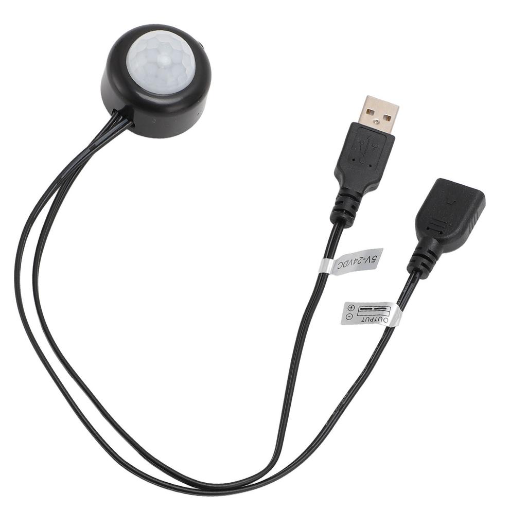 Capteur de mouvement PIR activé Interface USB Plug and Play Contrôleur de capteur infrarouge DC5V à 24V pour