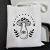 Gothic Mushroom Damen Umhängetasche Canvas Tasche Harajuku Shopper Tasche mit hoher Kapazität Mode Lässige Umhängetaschen Tote Shopper Tasche