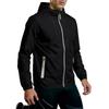 Unisex Lightweight Hooded Sports Jacket with Reflective Zipper Breathable Quick Dry with Storage Bag
