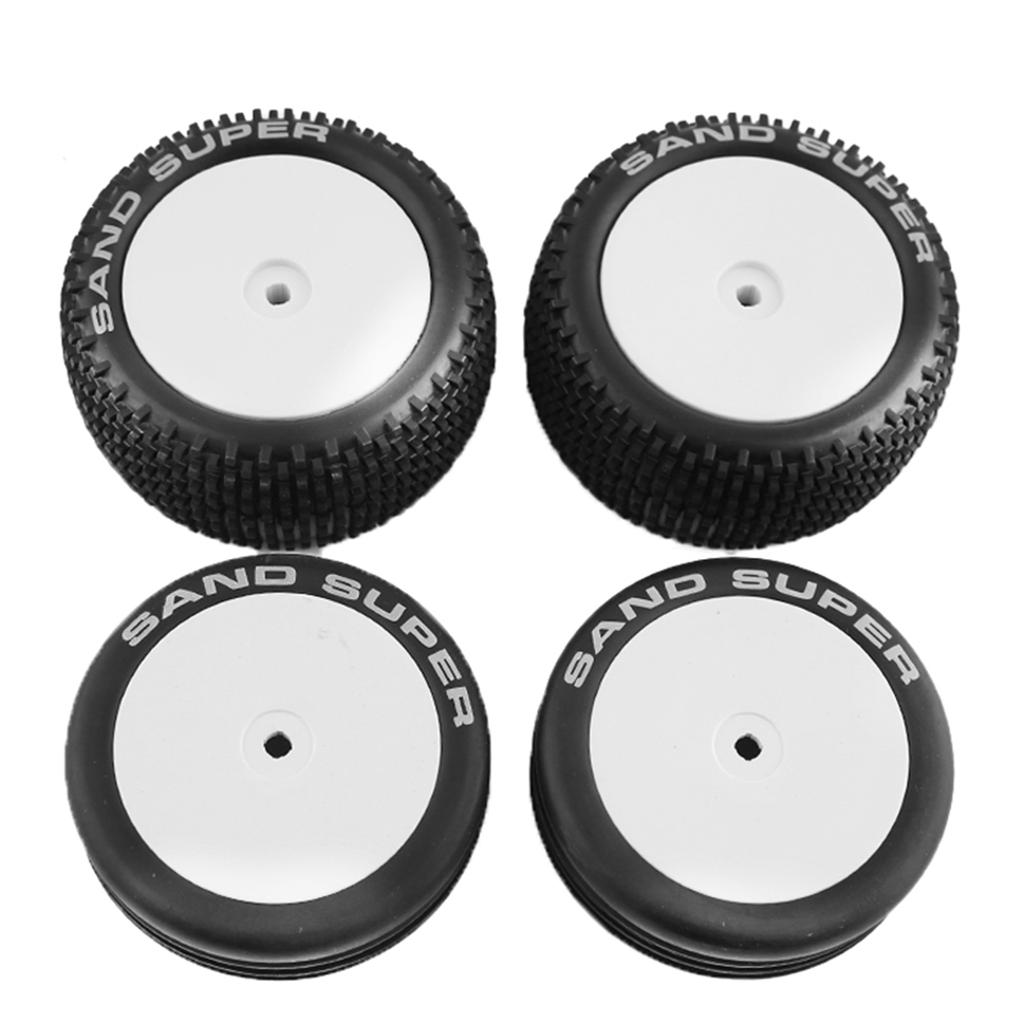 Ferngesteuertes Geländewagen, weiß, 82 und 87 mm Reifen, 4 Stück, Ersatz für XRAY XB2 Serpent SRX2 SRX4