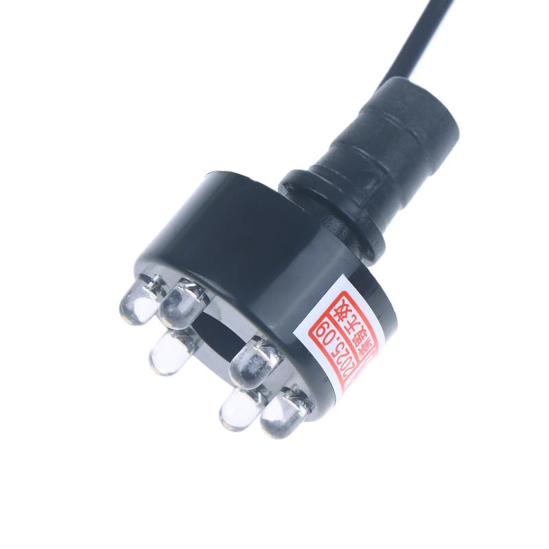 1 Stück Unterwasser 6-LED Lichtring für Springbrunnen Fischteich Wassergarten Netzteil Warmweiß/Weiß Springbrunnenlicht Ornament