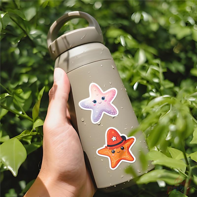 50Pcs/Set Starfish Emoji Series 01 Stickers DIY Fashion Waterproof Doodle Decals Stickers