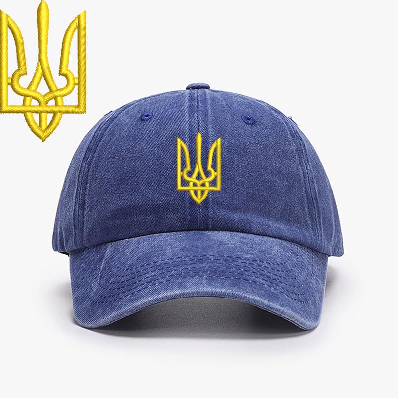 Embroidery Ukraine Trident Symbol Spetsnaz Special Forces Men Baseball Caps Brass Buckle Dad Caps Snapback Adjustable