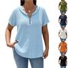 Women's Color Pleated Collar Zip Front T-Shirt Top