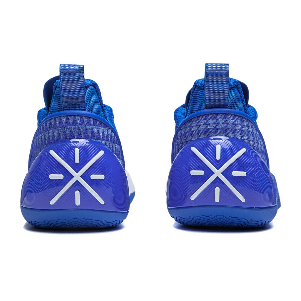 New LINING All City 12 Encore Basketball Shoes Men Low Top Bright Blue ABAU029-5