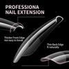 504 Stück Vollabdeckung Weiche Gel-Nageltips Stiletto Mandel Sarg Halbmatt Französisch Falsch Soak Off Aufdrücken Nagelverlängerungsspitzen Kapsel