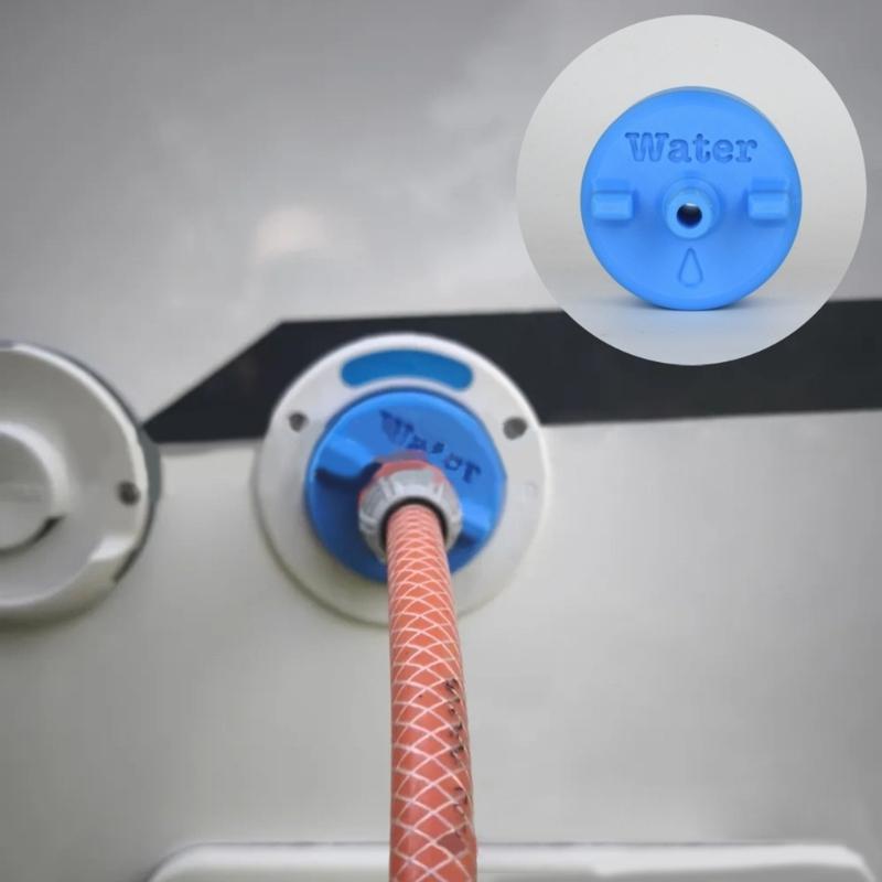 Universal Water Filler Adapter Water Tank Hose Quick Connect Fitting Secure RVs Tank Refill Without Assistance