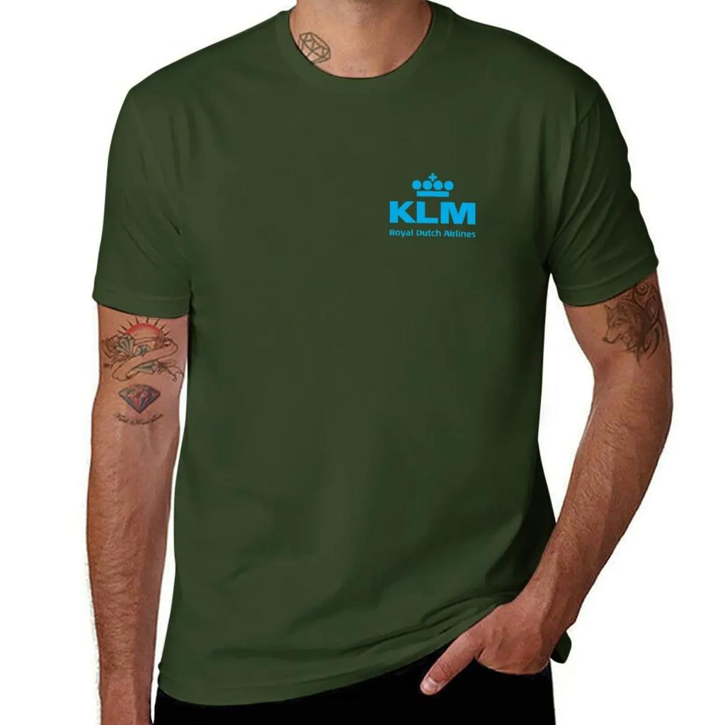 KLM Royal Dutch Airlines Logo TShirt Sweat Anime Stuff Custom T Shirt Sweat Shirts Unisex