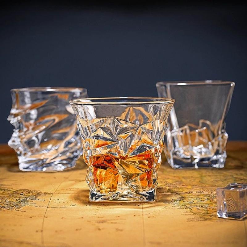 310ml/265ml/330ml/320ml Whiskey Glass Luxury Wine Glasses Transparent Cocktail Glass Juice Beverage Cups Elegant Cold Drink Cup