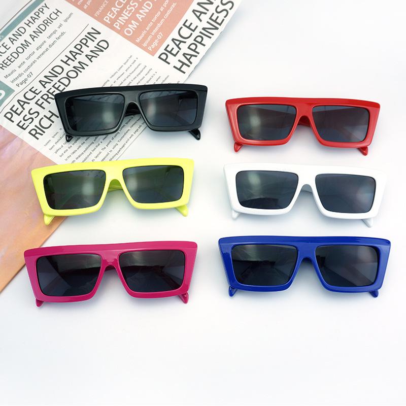 Box Sunglasses Hip Hop Men'S And Women'S Sunglasses Trend Street Shot Personality