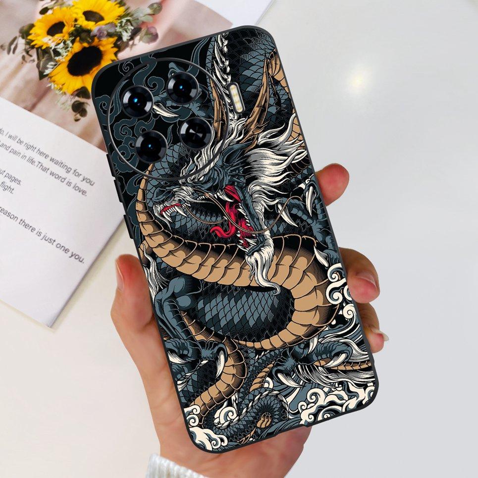 Soft Silicone Back Cover For Tecno Spark 20 20c 20 Pro Pro+ Plus Case Shockproof Etui Cool Style Dragon Cartoon Pattern