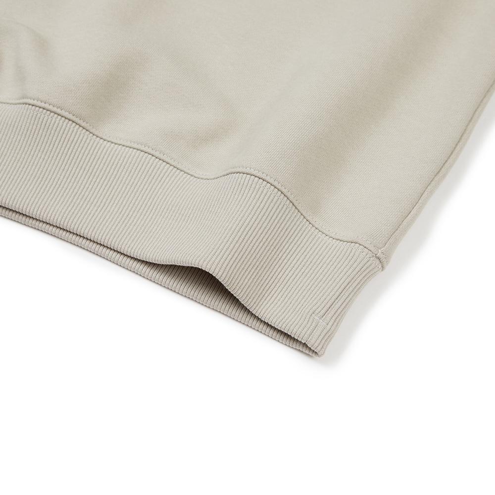 SNOWPEAK Land Women's Chain Lettering Sweatshirt Light Beige (S23FWFHT65)