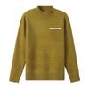 Sweater Women's Solid Color Semi High Neck Knitted Sweater Spring and Autumn Long Sleeved Casual Pullover