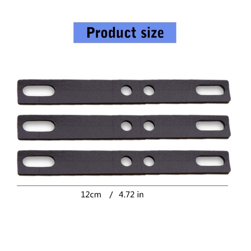 3Pcs Spacebar Silencing Cushions Foam Durability PORON Easy Installation On Various Mechanical Keyboards