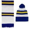 Fan Originals Unisex Adult Leeds Retro Hat And Scarf Set