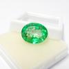Perfect Gem Oval Cut Natural Emerald Green 19.20 Ct Loose Gemstone