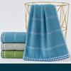 Pure Cotton Thick Absorbent Face Towel Large Size Home Bath Towel with Jacquard Patterns Quick Dry Soft Skin Friendly