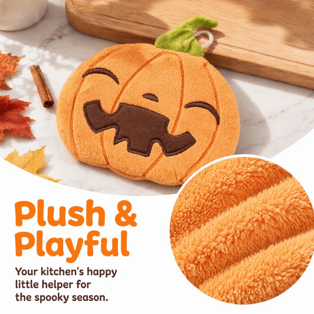 Ultra Absorbent Pumpkin Hand Towels Coral Fleece Ghost Pirate Towel Party Decorations