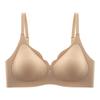 Women Hollow Out Wireless Push Up Comfortable Side Support Gathering Bra