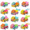 12/24Pcs DIY Puzzle Building Block Car Construction Vehicle Toys Kids Birthday Party Favors Goodie Pinata Fillers Christmas Gift