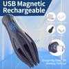 Male Glans Stimulate Massager 10 Modes Penis Delay Trainer Vibrator Rotate Masturbator Automatic Oral Climax Sex Sex Toy For Men