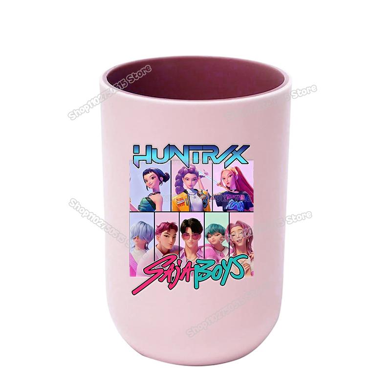 Perfekte KPop Dämonenjäger Kinder Zahnbürstenbecher Niedliche Mädchen Mundspülbecher Zahnbürstenbecher Trinkgeschirr Badezimmer Zahnbürstenhalter