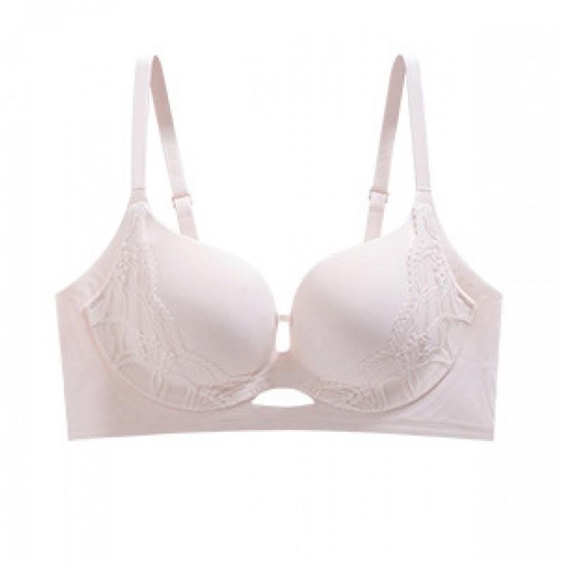 Womens Push Up Bra Set Lace Underwireless Lingerie Small Bust Side Support