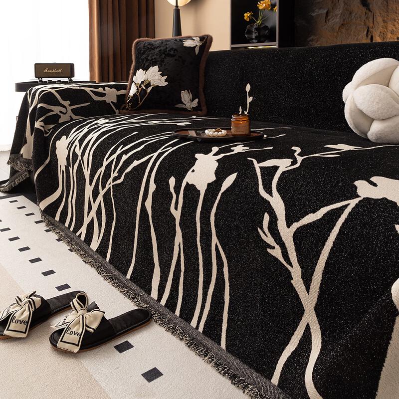 

Нескользящий чехол для дивана из микрофибры - Узор Сухая ветка