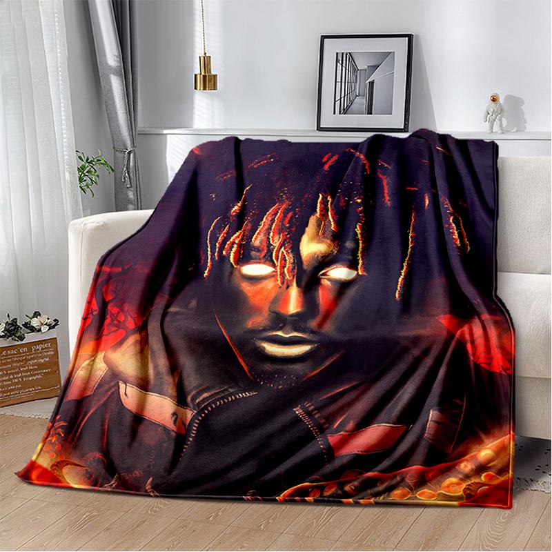 3D Print Juice WRLD 999 Legend Rapper Album Blanket,Soft Throw Blanket for Home Bedroom Bed Sofa Travel Picnic Cover Kid Gift