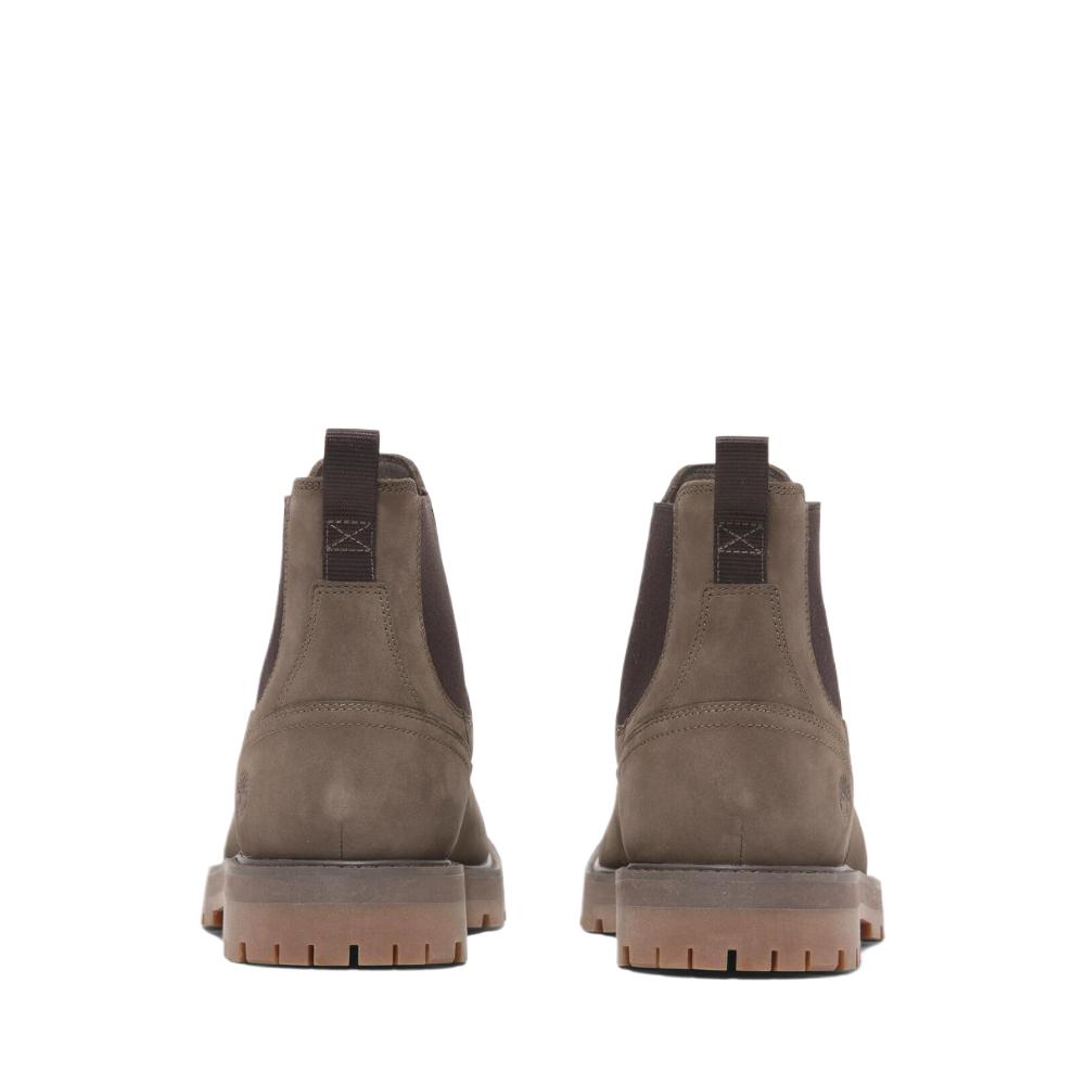 Timberland Britton Road Leather Solid Color Mid-Calf Chelsea Boots Men Boots TB0A6A4WEM51