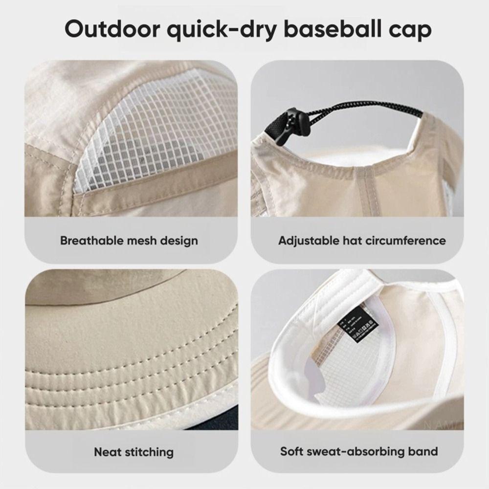 UV Protection Baseball Cap Quick Dry Sports Hat New Mesh Cap  Women Men