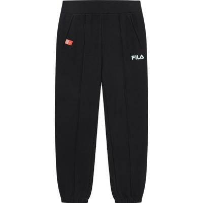 X Pantalon Tricot Long Nouveau Automne 2023 Simple Poignets Sports Décontracté Pantalon Femme Bas Noir F11W339601FBK