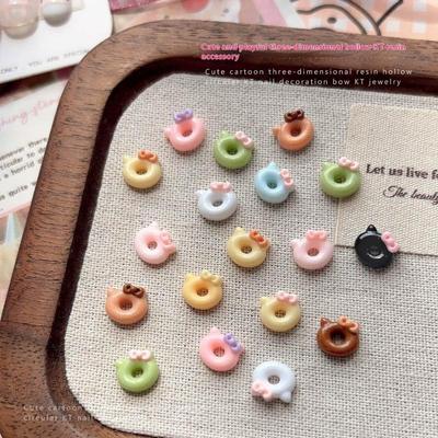 30 Piezas Mezcla Dibujos Animados Forma de Rosquilla Decoración para Uñas Encanto para Uñas Calcomanías para Manicura Salón de Uñas Accesorios para Uñas