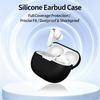 For Huawei FreeBuds Pro 5 Silicone Case Wireless Earphone Anti-Scratch Protective Cover with Carabiner