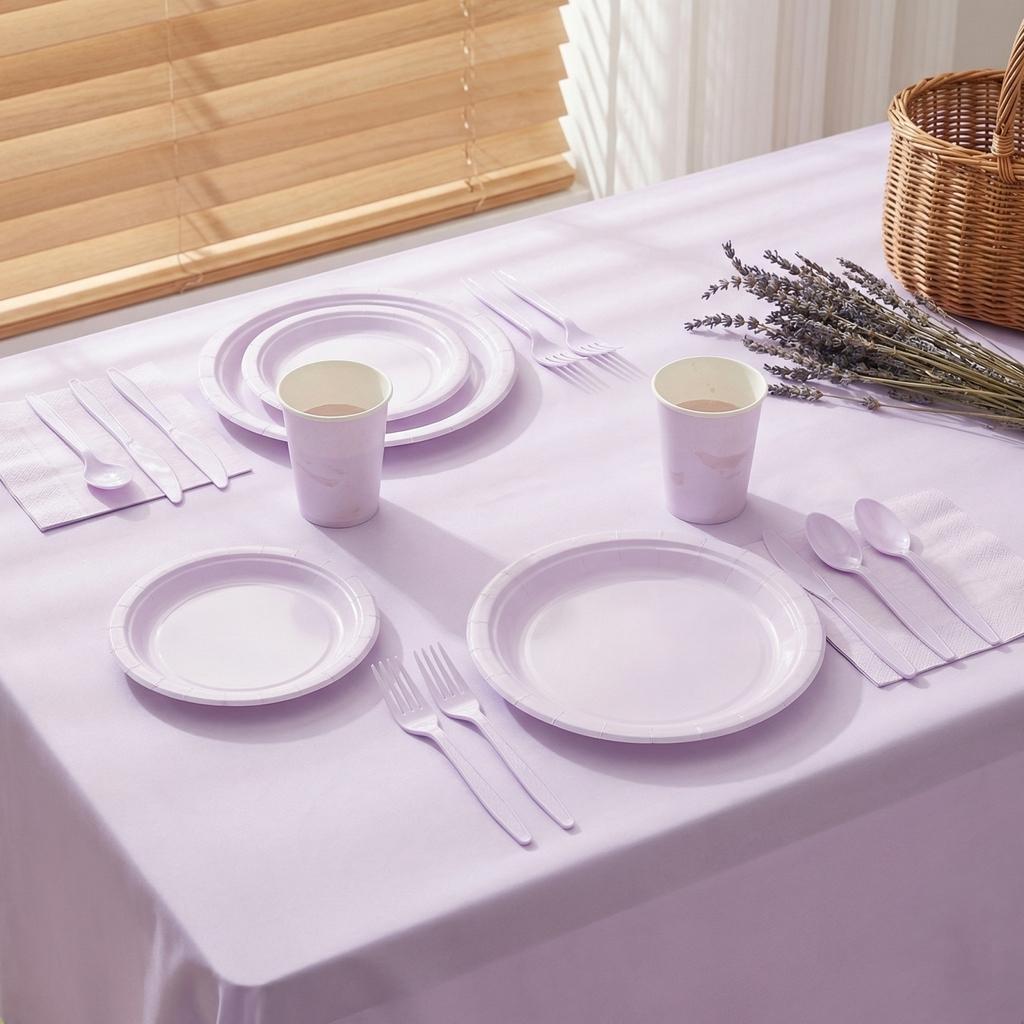 Dinner Plate Set  Paper Plate Children's Birthday Party Decoration Supplies