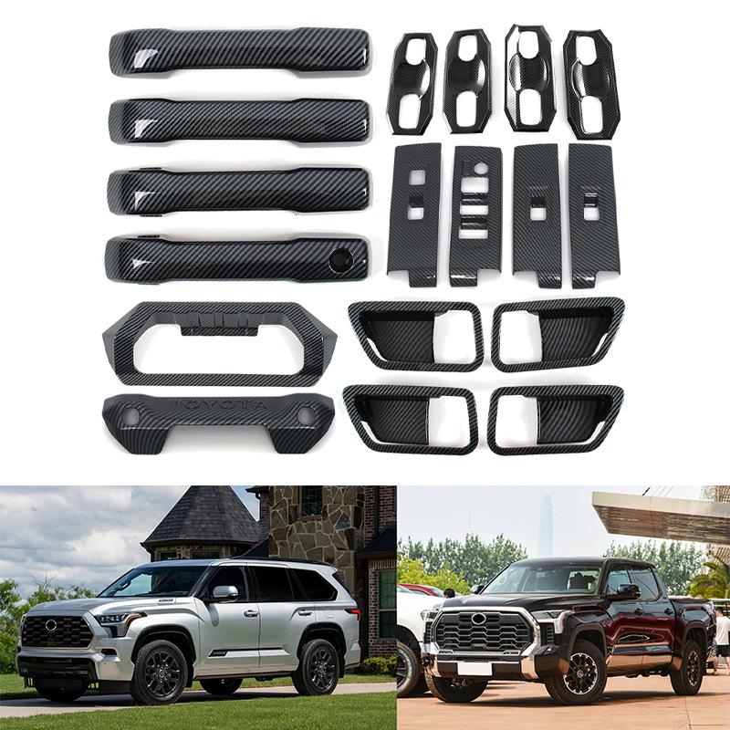 

Комплект накладок на дверные ручки и переключатели Toyota Tundra Sequoia 23