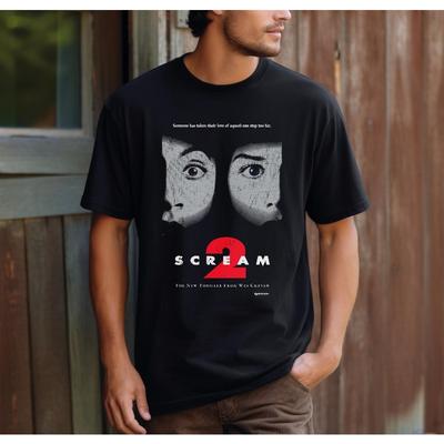 Shocking Scream Movie Tshirt Mens Tshirt Summer New Style Mens and Womens Casual Fashion Tshirt