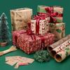 Santa Claus Kraft Paper Xmas Tree Christmas Decoration Gift Wrapping Paper Scrapbook Party Supplies
