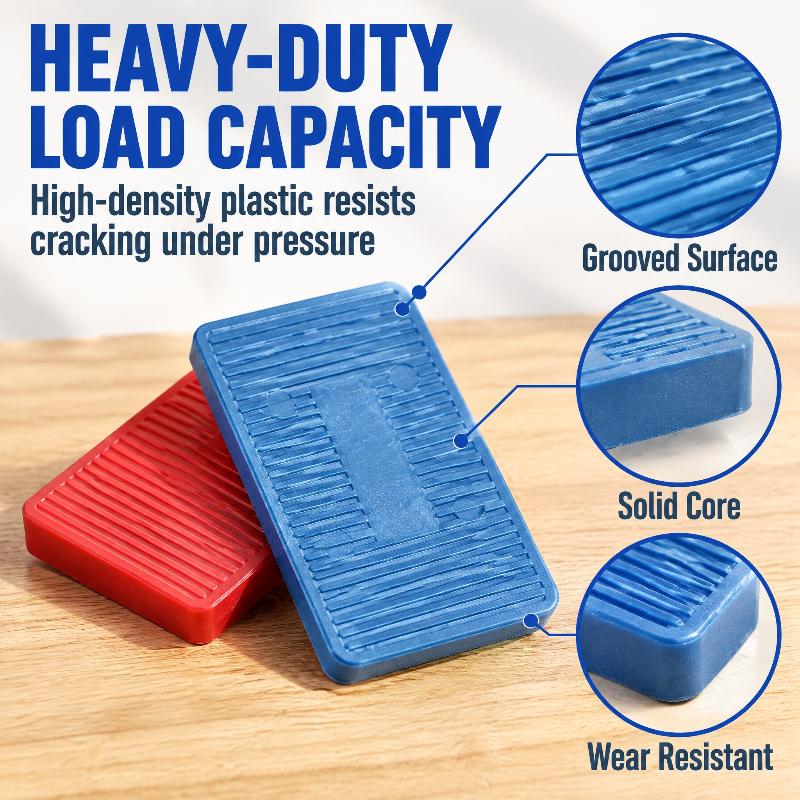 40Pcs 4 Sizes Plastic Gaskets Used For Adjusting Door And Window Frames Leveling Tiles Pp Gaskets Wedges
