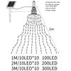 Solar Waterfall Branch Lights Warm White LED Copper Wire Lights Waterproof Solar Powered Vine Lights for Outdoor Garden Patio