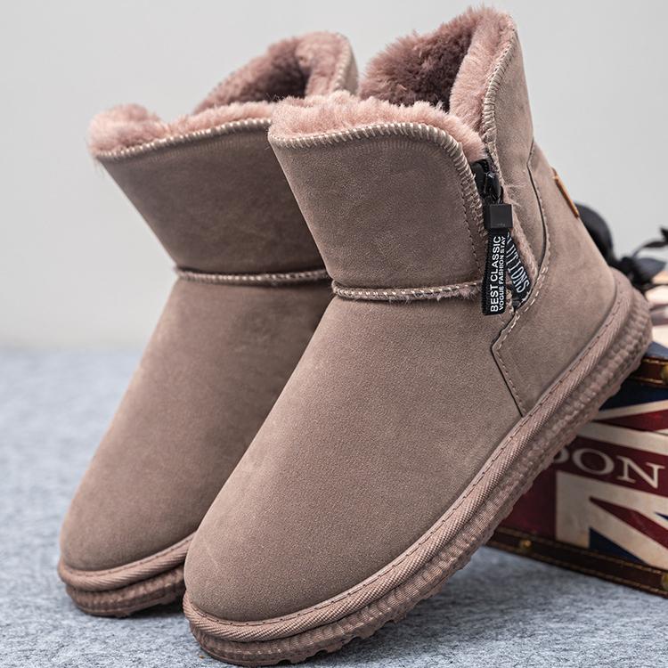 

Новинка 2023 года, плюшевые и теплые женские зимние ботинки, женская обувь, утепленная хлопковая обувь, модные женские ботинки