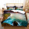 Hawaii Duvet Cover Set Beach Sea Quilt Cover For Kids Boys Girls Bedding Set Summer Themed Comforter Cover King Queen Full Size